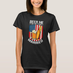 Bier Me Ik Ga Trouwen Bruid Bruidegom Vrijgezellen T-shirt