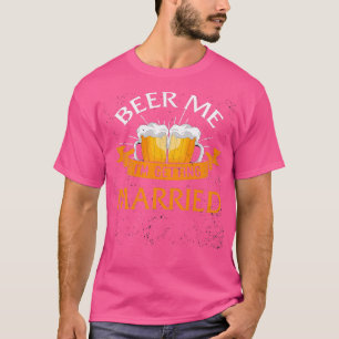 Bier Me Ik ga Trouwen Mannen Funny Bruidegom Bach T-shirt