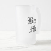 Bier-me-Mok Matglas Bierpul (Voorkant rechts)