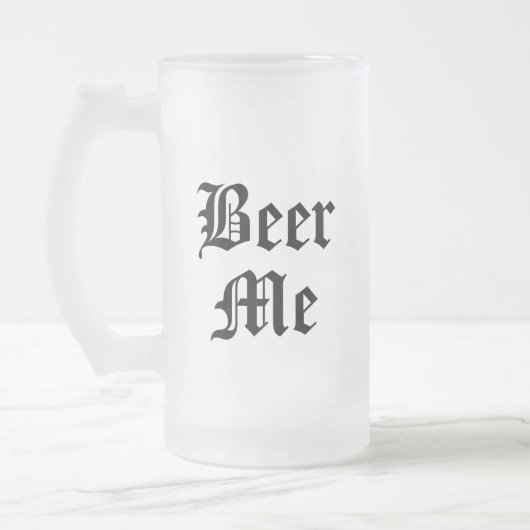 Bier-me-Mok Matglas Bierpul (Links)