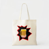 Bier Mok Burst Tote Bag (Voorkant)