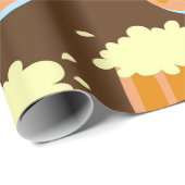 Bier mok vol bier Print Cadeaupapier (Rol Hoek)