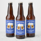 Bier Mokken spelen augurk, grappig pickleball Bier Etiket (Flessen)