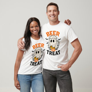Bier of Behandeling Geest Mok T-shirt | Halloween