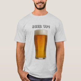 Bier omhoog t-shirt