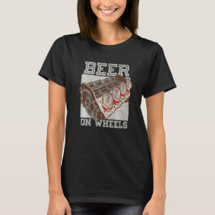 Bier op rolschacht Drink T-shirt