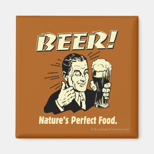 Bier: Perfect food van de natuur Magneet
