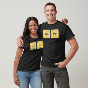 Bier periodiek systeem grappig Bier T-shirt
