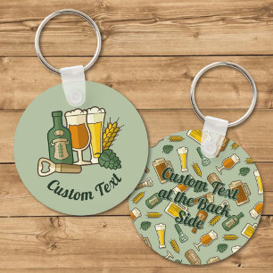 Bier-pictogrammen Sleutelhanger