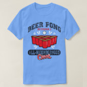 Bier Pong Alle buurt Champ T-shirt (Design voorkant)