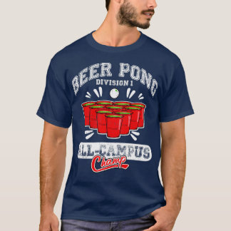 Bier Pong Alle Campus Champ T-shirt