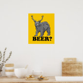 Bier? Poster $ 24,95 (Keuken)