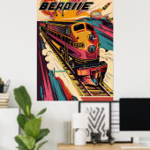 Bier Poster - Reclame van de Brouwerij Retro (Thuiskantoor)