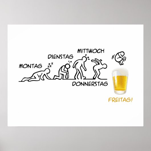 Bier-revolutie Poster (Voorkant)