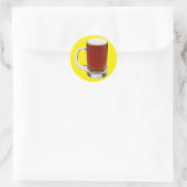 Bier Ronde Sticker (Tas)