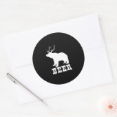 Bier Ronde Sticker (Envelop)