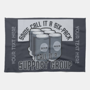 Bier Six Pack aangepaste handdoek