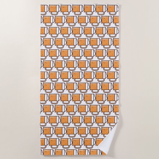 bier strandlaken (Voorkant)
