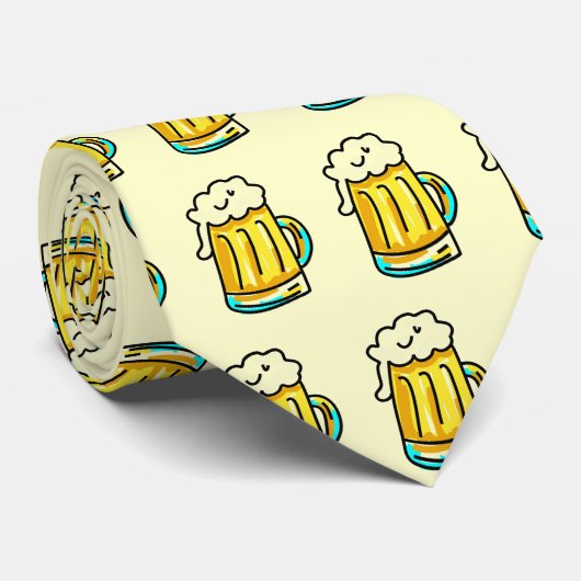 bier stropdas (Opgerold)