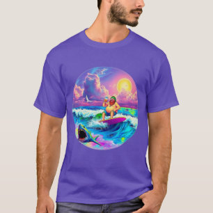 BIER SURFEN HIPPIE T-SHIRT