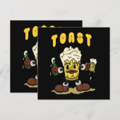 Bier Toast Mascotte (Voorkant / Achterkant)
