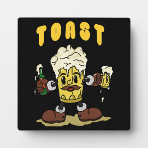 Bier Toast Mascotte Fotoplaat