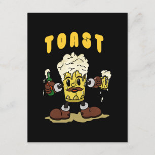 Bier Toast Mascotte Informatiekaartje