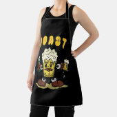Bier Toast Mascotte Schort (Insitu)