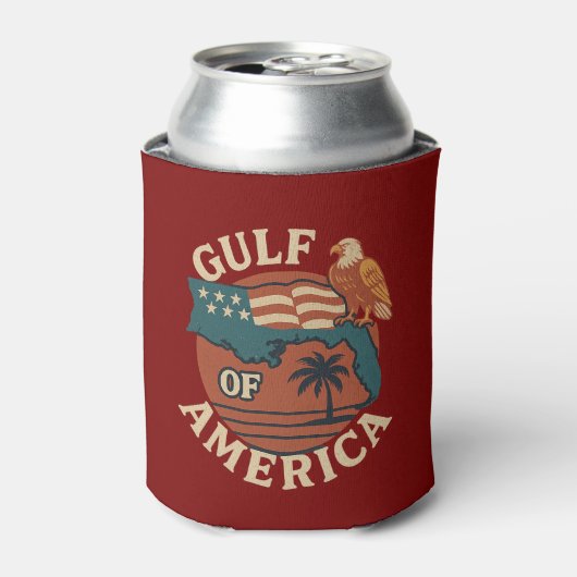 Bier uit de Golf van Amerika Blikjeskoeler (Blikje Voorkant)
