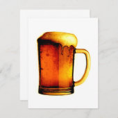 Bier uitnodigingen - Bier uitnodigingen (Voorkant / Achterkant)