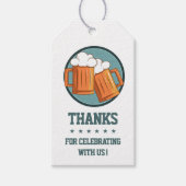Bier Verjaardag Bedankt Cadeaulabel (Voorkant)
