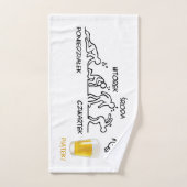 Bier-volutie Bad Handdoek (Handdoek)