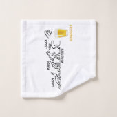Bier-volutie Bad Handdoek (Wasdoekje)
