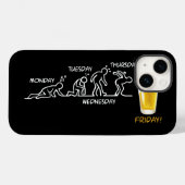 Bier-volutie Case-Mate iPhone Case (Achterkant (horizontaal))