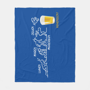 Bier-volutie Fleece Deken