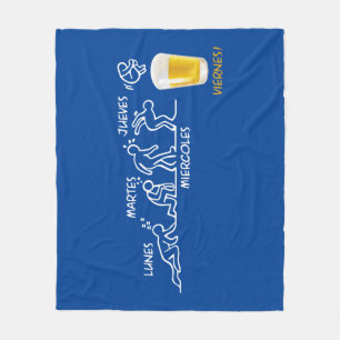 Bier-volutie Fleece Deken