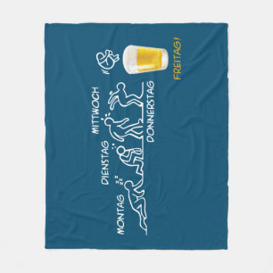 Bier-volutie Fleece Deken