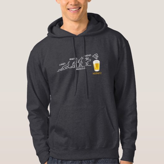 Bier-volutie Hoodie (Voorkant)