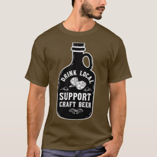 bier voor mannen vrouwen kraken bier drinker t-shirt