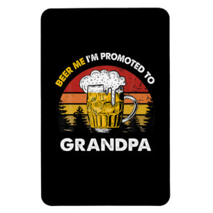 Bier voor mij, ik ben gepromoveerd tot opa verjaar magneet
