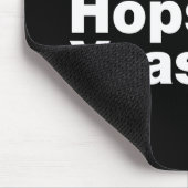 Bier = Water, mout, hop en gist. Muismat (Hoek)