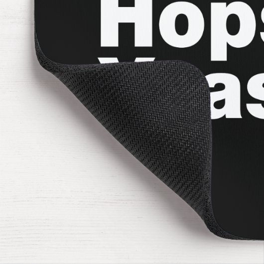 Bier = Water, mout, hop en gist. Muismat (Hoek)