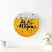 Bier Whisperer Large Clock Grote Klok (Huis)