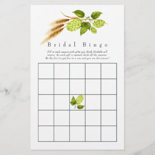 Bier Willow Groene Gouden Geometrische Bruiloft Bi