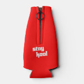 Bier zal het oplossen - fles koeler (Achterkant)