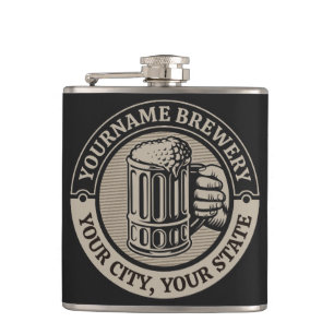Bierbrouwen Gepersonaliseerde NAAM Brouwerij Grote Heupfles