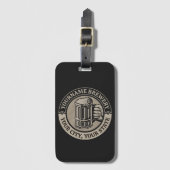 Bierbrouwerij Aangepaste naam Brewery Big Mok Bagagelabel (Voorkant (verticaal))