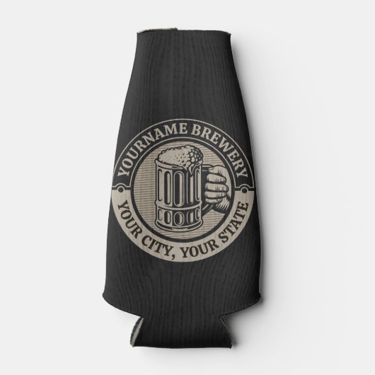 Bierbrouwerij Aangepaste naam Brewery Big Mok Flesjeskoeler (Voorkant)