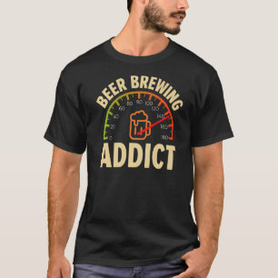 Bierbrouwerij Addict Homebrewing Malt Hop Craftbee T-shirt