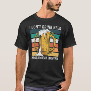 bierbrouwerij voor het afvlakken van tarwe, drinkb t-shirt